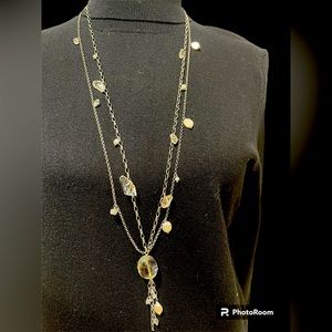 SILPADA Sterling Silver, Freshwater Pearl, Quartz, Necklace